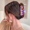 Flower Hair Clips for Women Girls Floral Pattern Print Hair Claw Clips Cute Acrylic Hair Jaw Clips Strong Hold Non-Slip Hair Clamps for Thin Thick Hair Spring Summer Hair Accessories